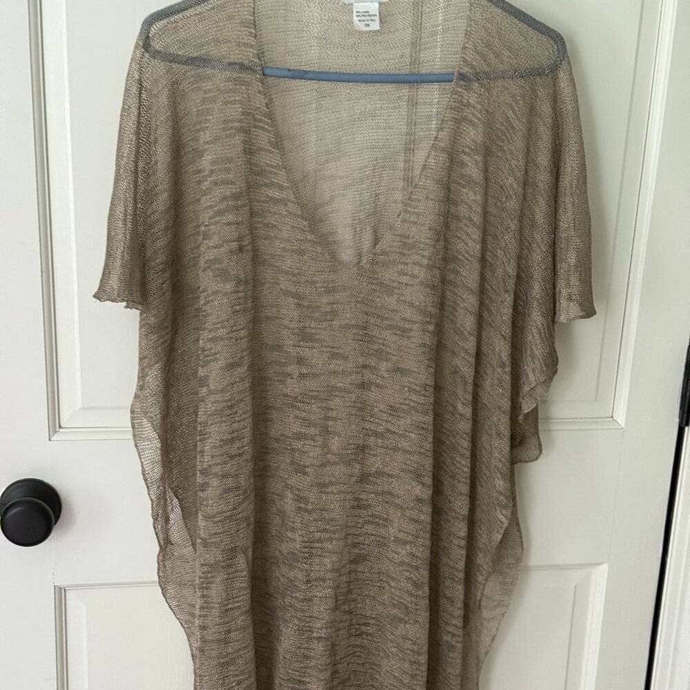 Garnet Hill Linen Cover up/top